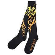 Hunger Games Movie Flaming Mockingjay Socks